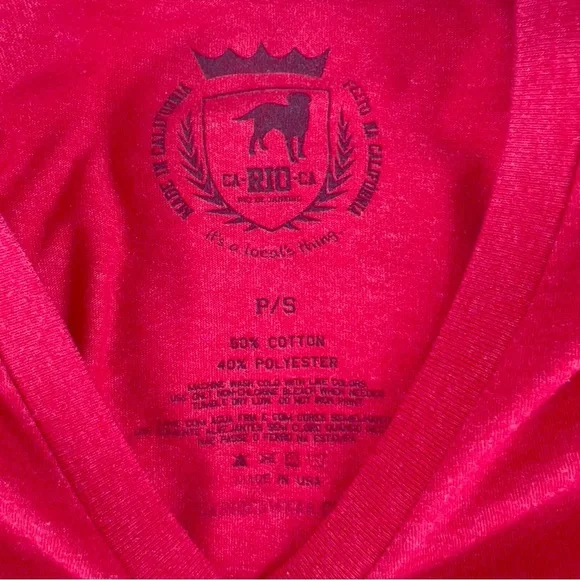Ca-Rio-Ca Made In Brazil Printed Red T-Shirt - Picture 7 of 8